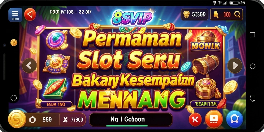 Gameplay Slot seru dengan peluang menang tinggi di 8SVIP.