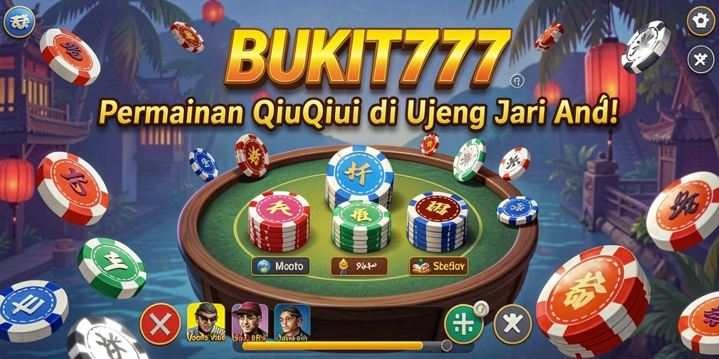 Tampilan gameplay QiuQiu yang menegangkan di BUKIT777.