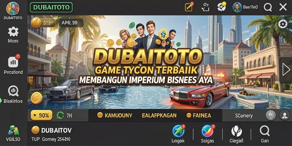 Gameplay DUBAITOTO yang menggugah semangat membangun bisnis.