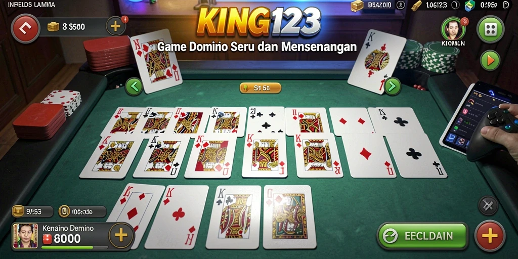Tampilan gameplay seru dalam KING123 dengan efek visual menarik.