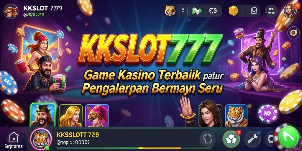 Tampilan menarik dari gameplay KKSLOT777 yang penuh warna.