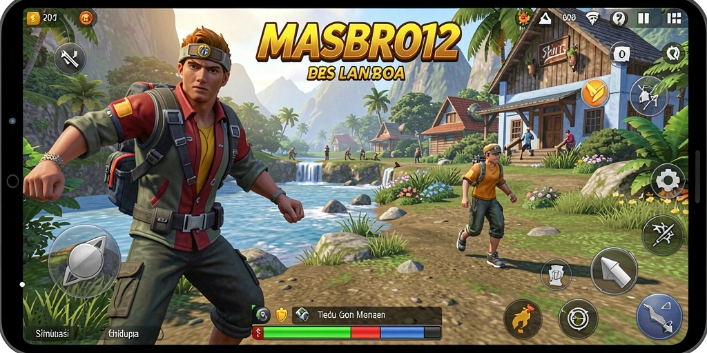 Tampilan menarik dari gameplay MASBRO12 yang penuh interaksi.