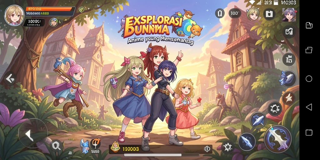 Tampilan gameplay MPO303 yang penuh warna dan dinamis.