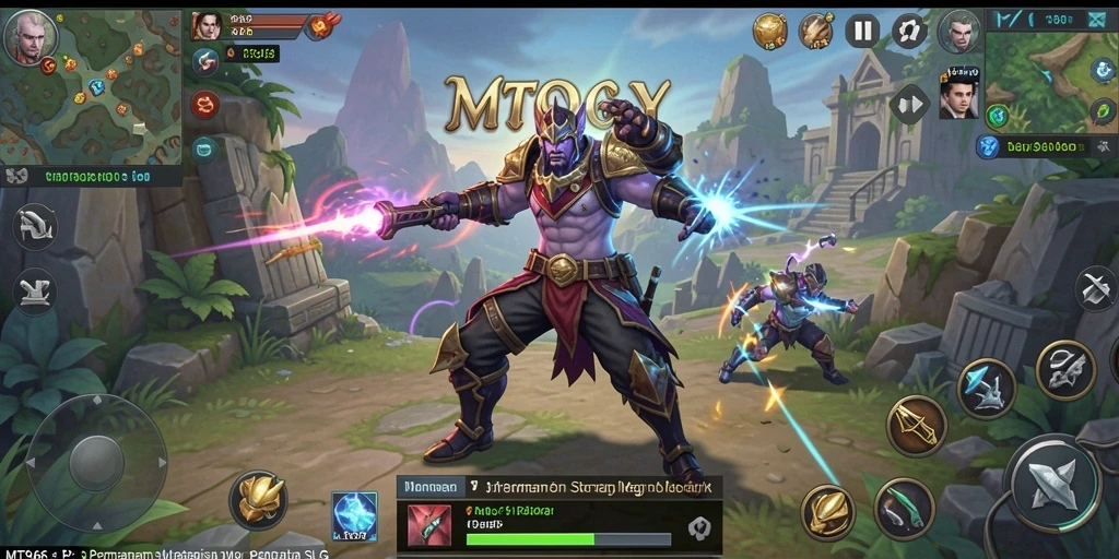 Tangkapan layar dari gameplay SLG yang seru di MT966.