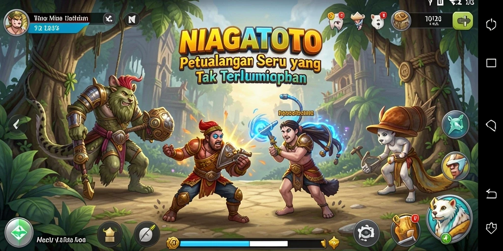 Screenshot gameplay <strong>NIAGATOTO</strong> menampilkan aksi petualangan yang mendebarkan.