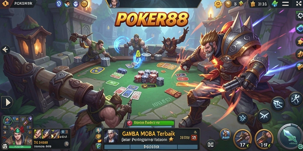 Tangkapan layar gameplay POKER88 yang penuh aksi dan strategi.