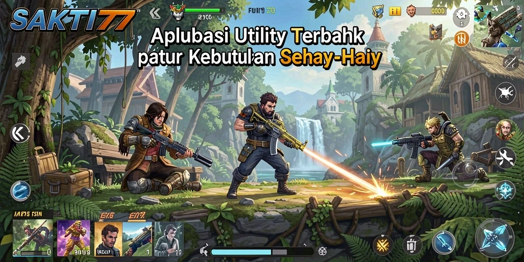 Tampilan antarmuka SAKTI77 yang menarik dan fungsional.