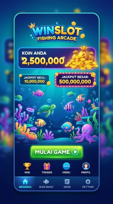 Tampilan aplikasi winslot yang menarik dan mudah dinavigasi.